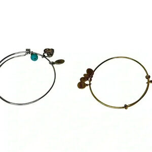 Alex and Ani Gold and silver charm bracelets women’s jewelry